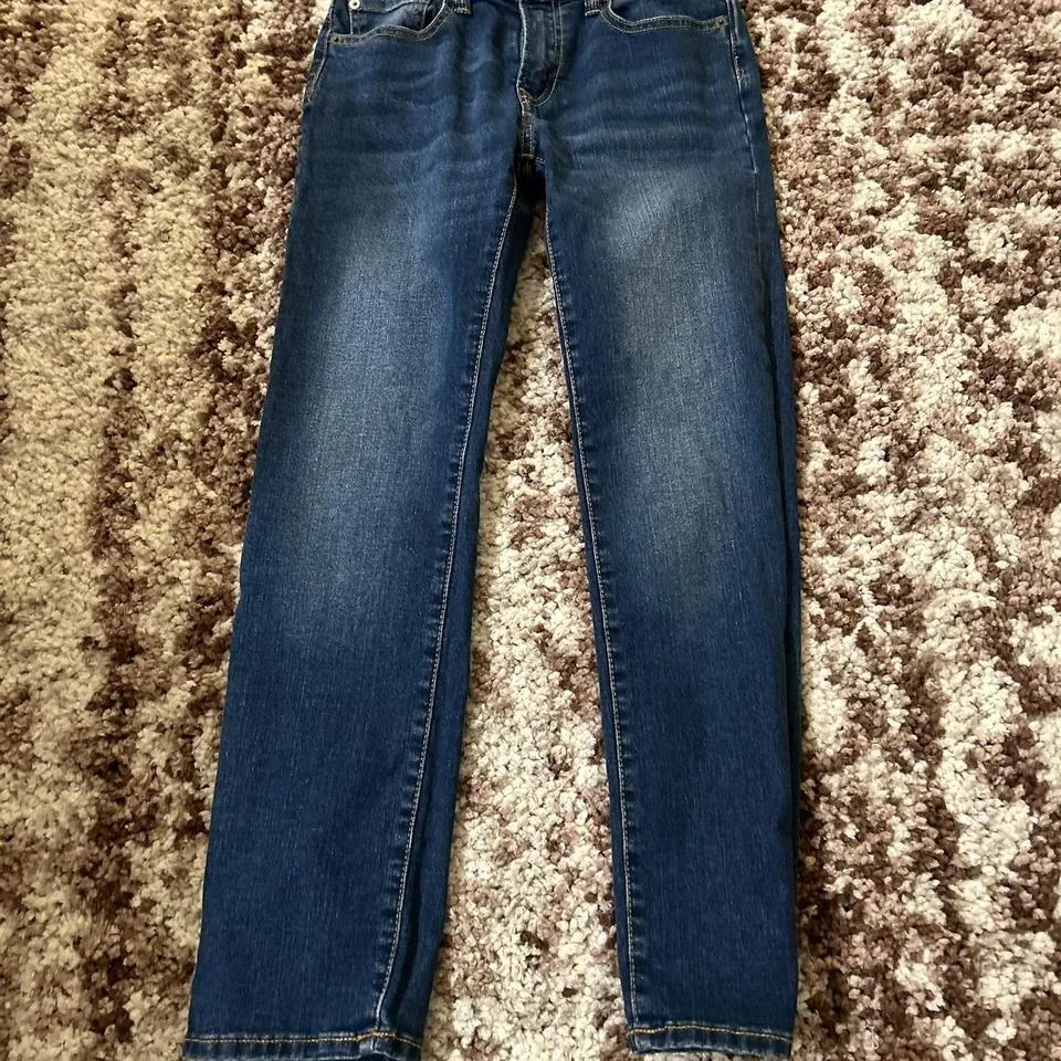 Gap Men's Grey and Blue Jeans