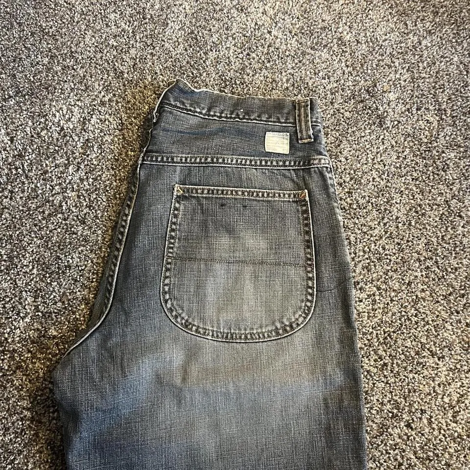 Gap Men's Blue and Grey Jeans