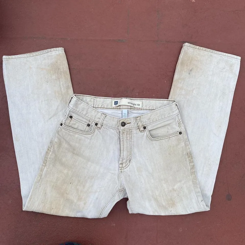 Gap Men's Cream Jeans