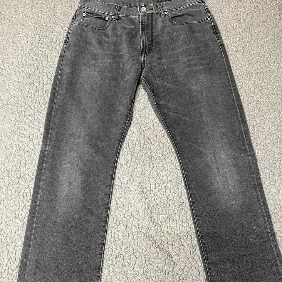 Gap Men's Grey and Black Jeans
