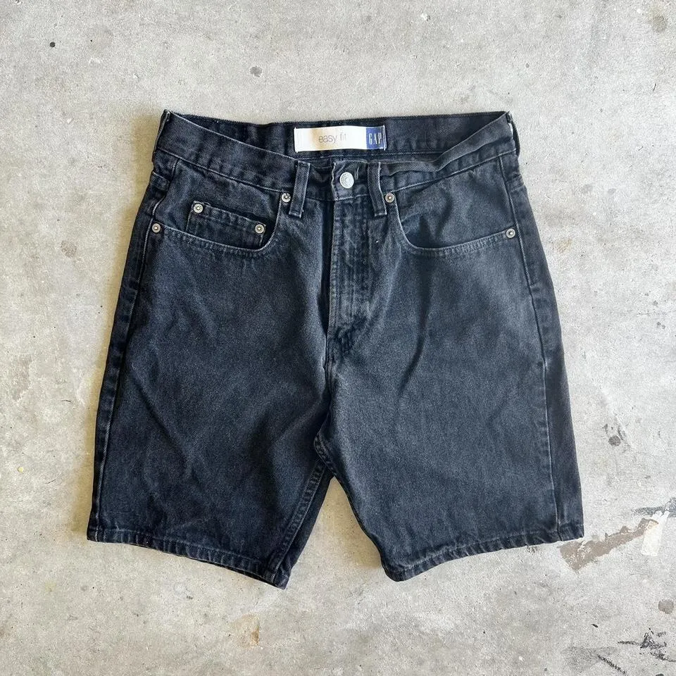 Gap Men's Black and Tan Jeans