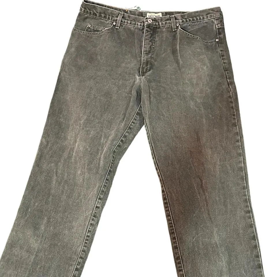 Guess Men's Brown and Grey Jeans