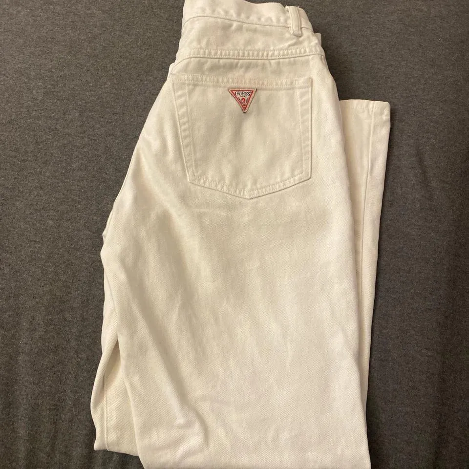 Guess Men's White Jeans