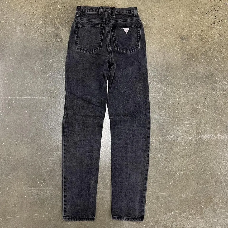 Guess Men's Black and White Jeans