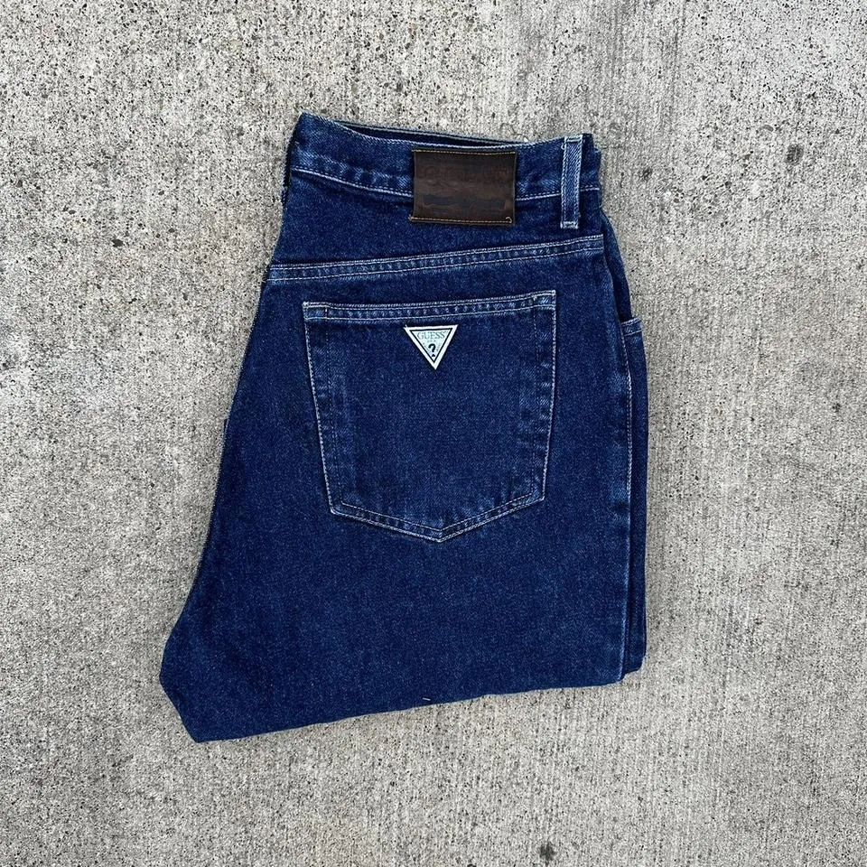 Guess Men's Navy Jeans