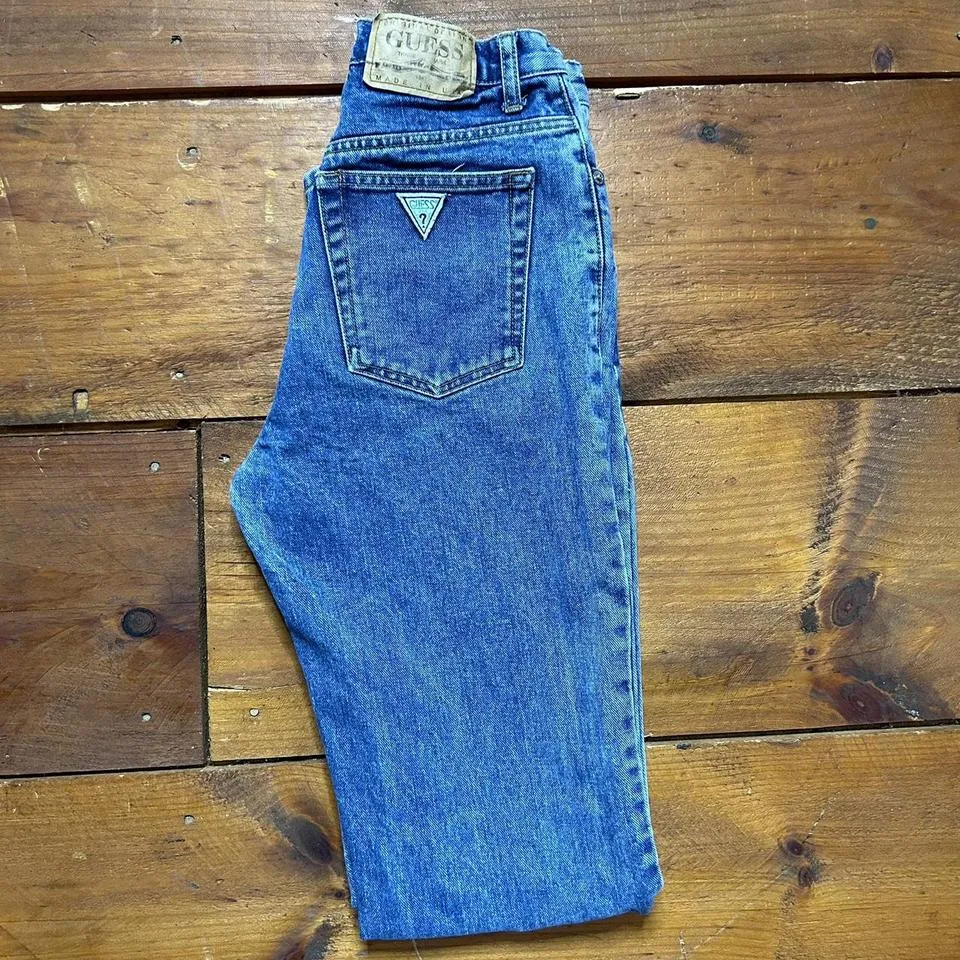 Guess Men's Blue and Navy Jeans