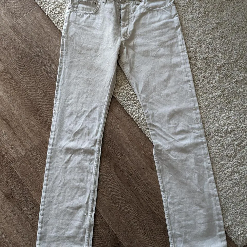 Helmut Lang Men's White Jeans