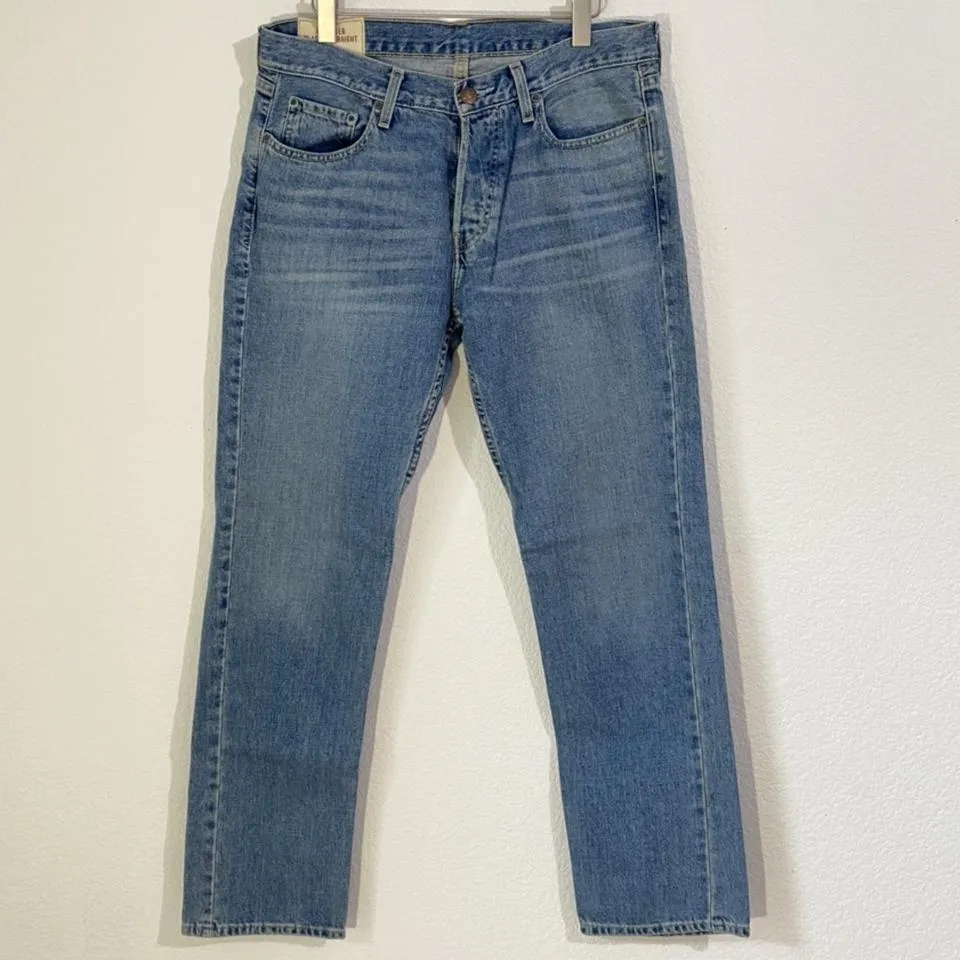 Hollister Co. Men's Blue and White Jeans