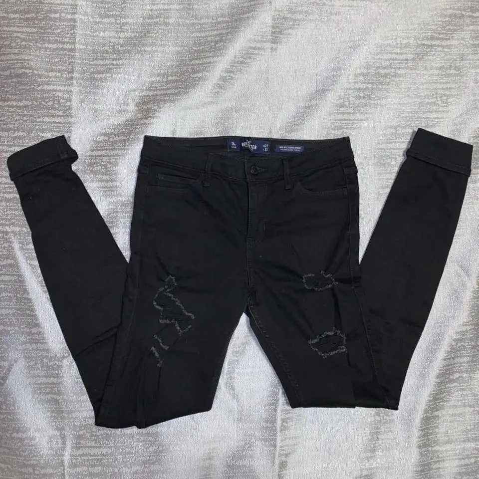 Hollister Co. Men's Black Jeans
