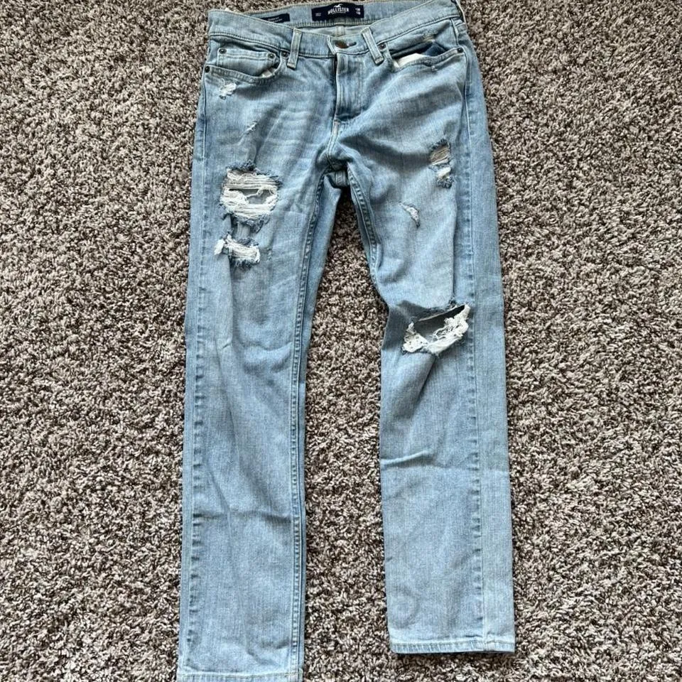 Hollister Co. Men's Blue Jeans
