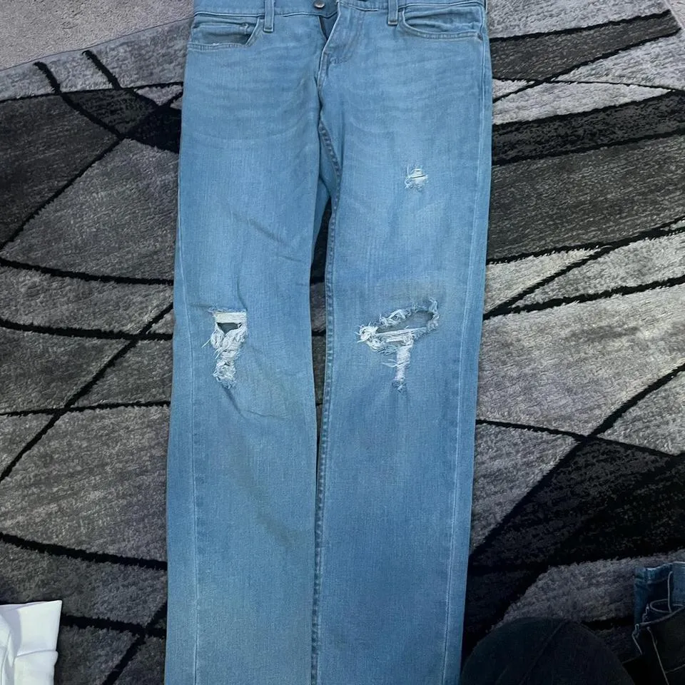 Hollister Co. Men's Blue and Navy Jeans