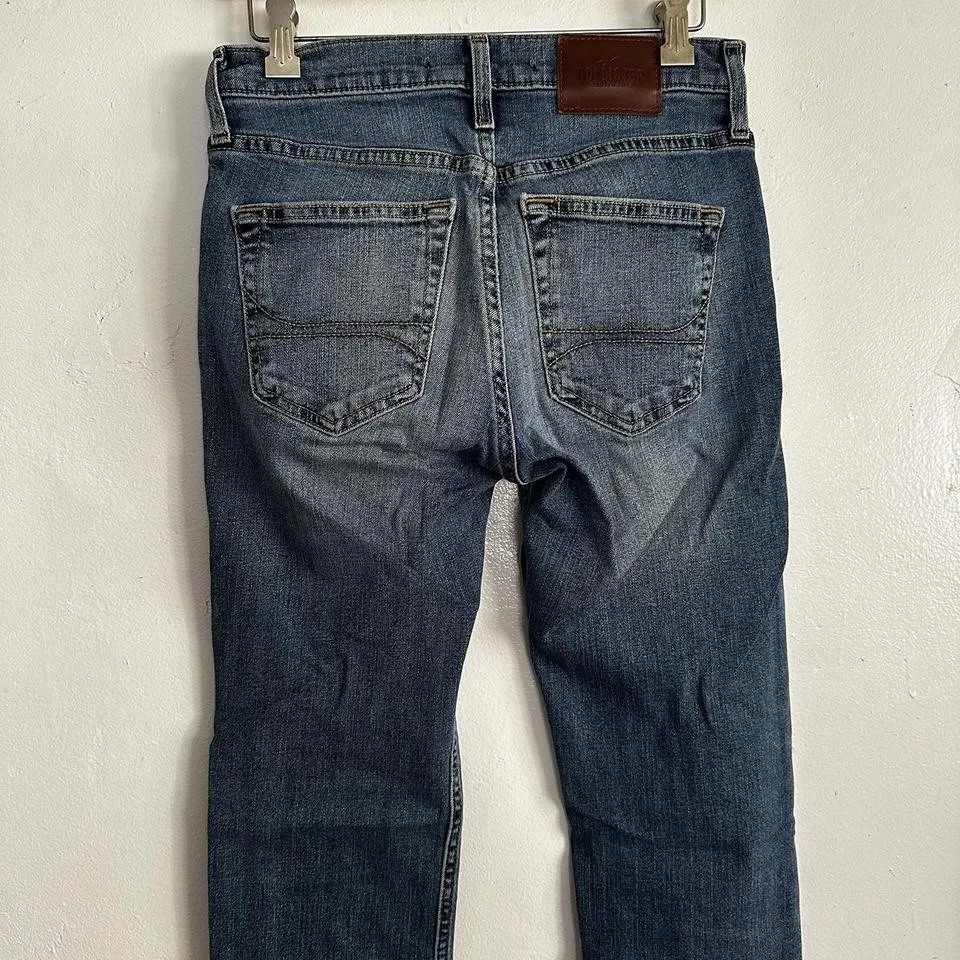 Hollister Co. Men's Navy and Blue Jeans