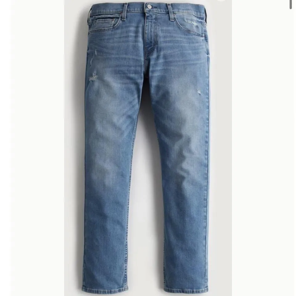 Hollister Co. Men's Blue and Navy Jeans