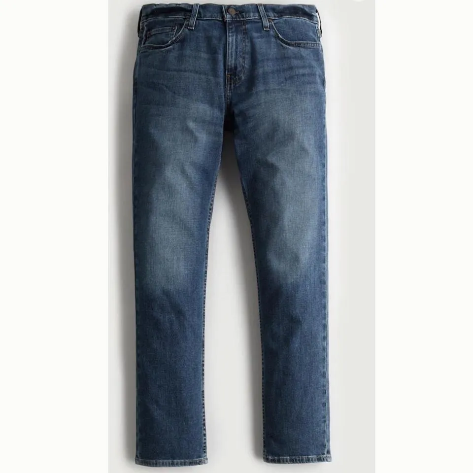 Hollister Co. Men's Blue and Navy Jeans