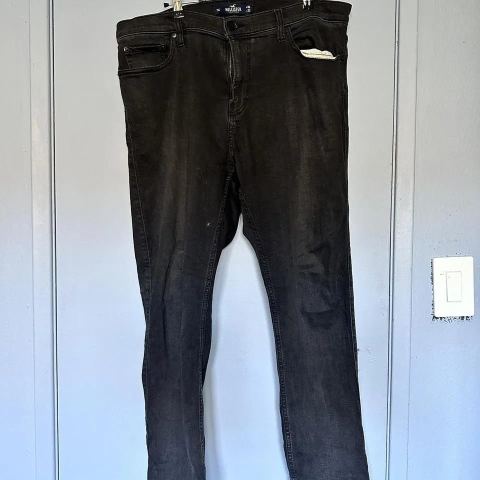 Hollister Co. Men's Black Jeans