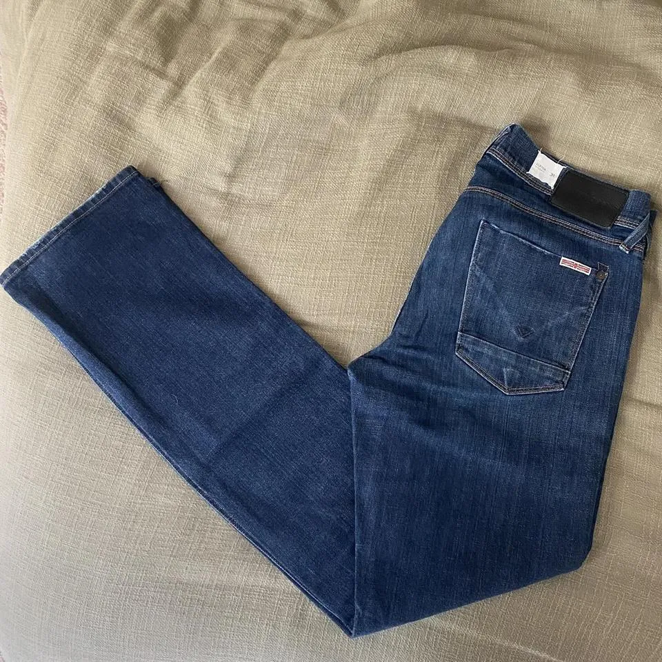 Hudson Men's Blue and Navy Jeans