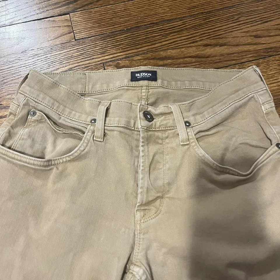 Hudson Men's Tan Jeans