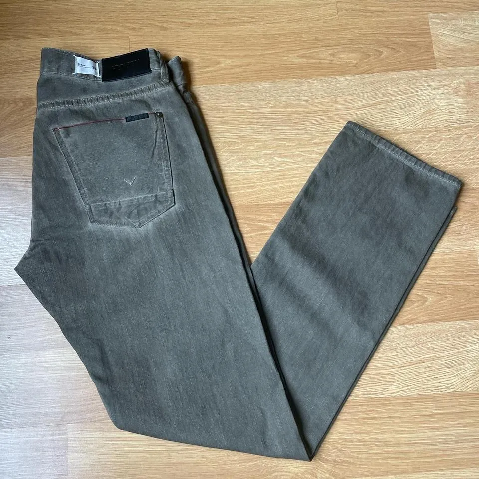 Hudson Men's Brown and Green Jeans
