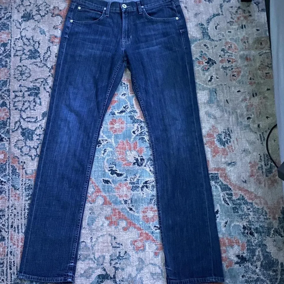 Hudson Men's Blue and Navy Jeans