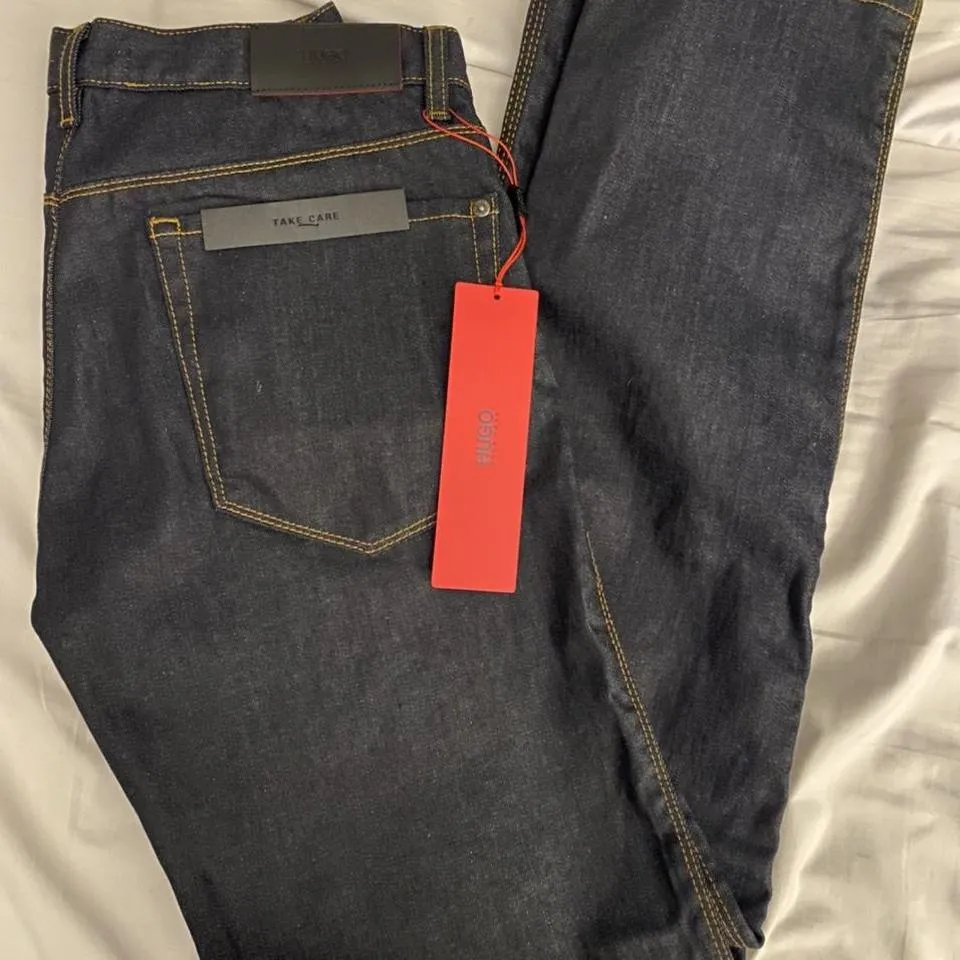 Hugo Boss Men's Navy Jeans
