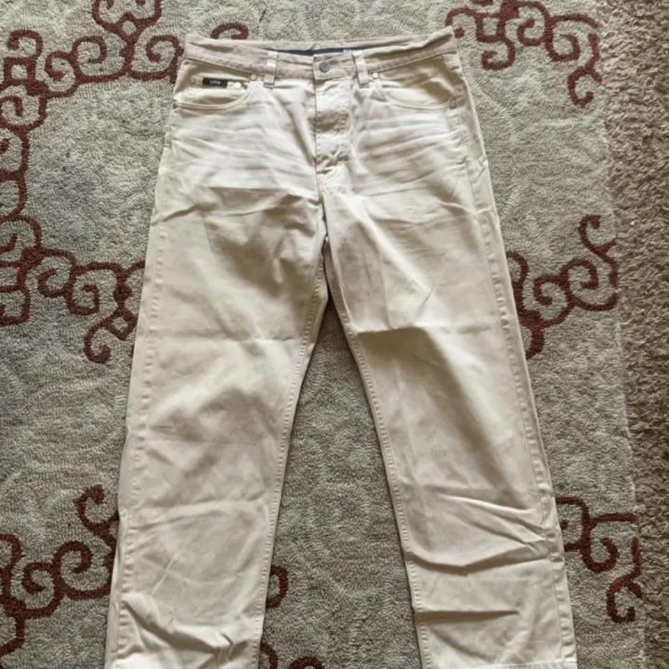 Hugo Boss Men's Cream Jeans
