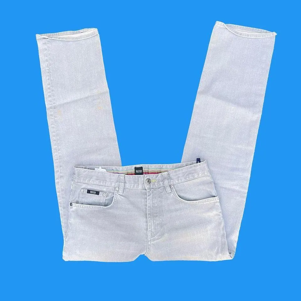 Hugo Boss Men's Grey Jeans