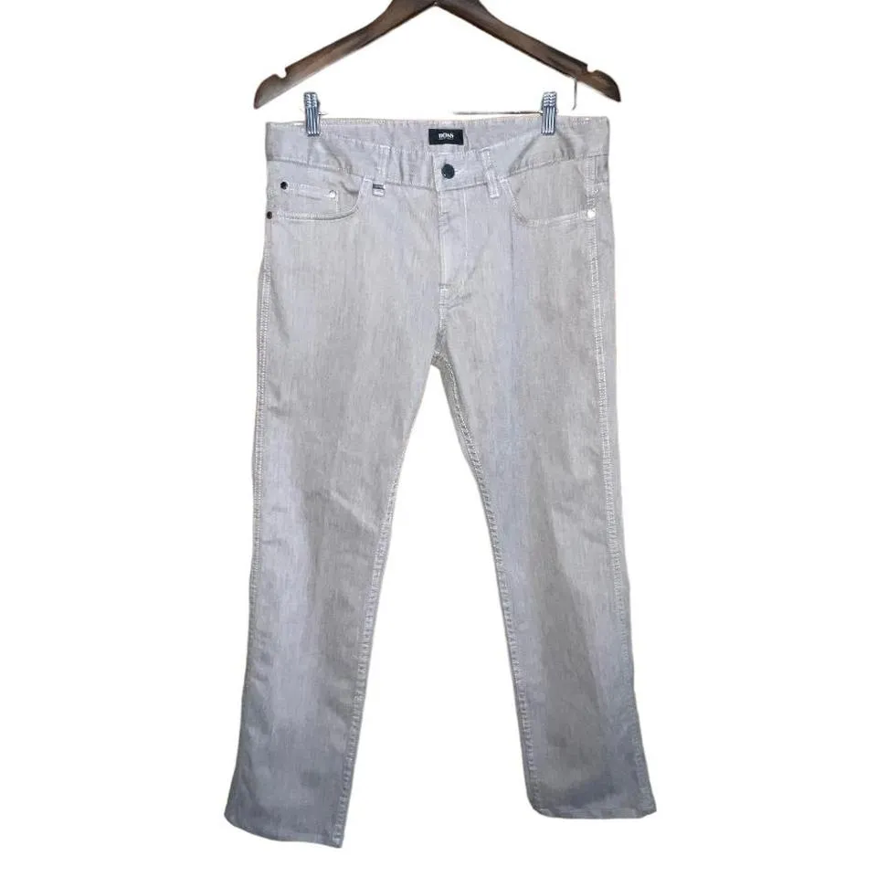 Hugo Boss Men's Grey Jeans