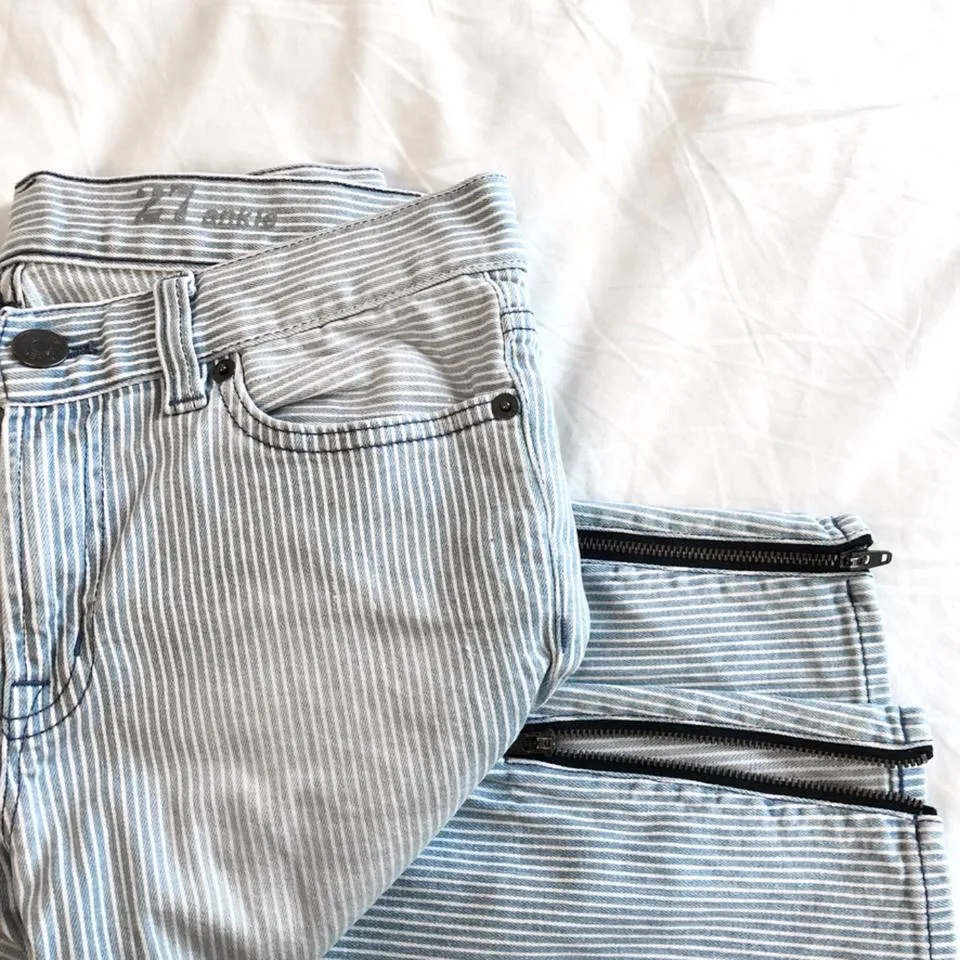J.Crew Men's Blue and White Jeans