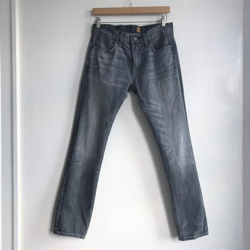 J.Crew Men's Grey and Blue Jeans