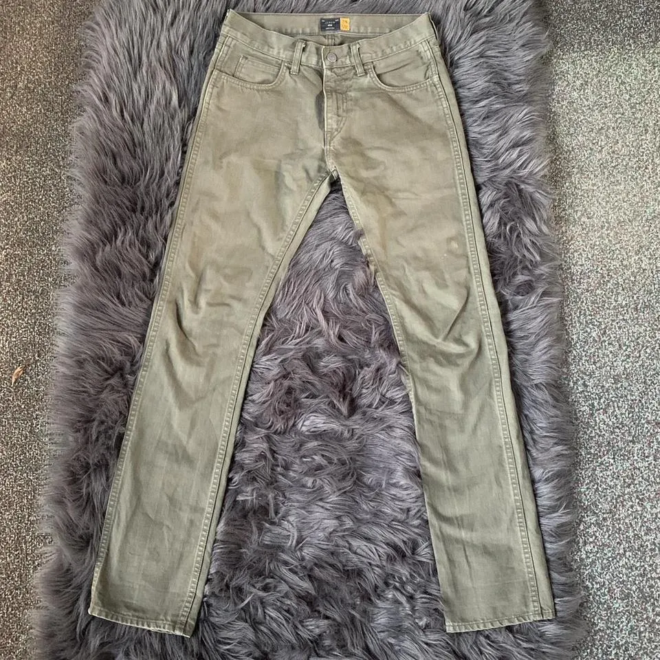 J.Crew Men's Khaki and Green Jeans
