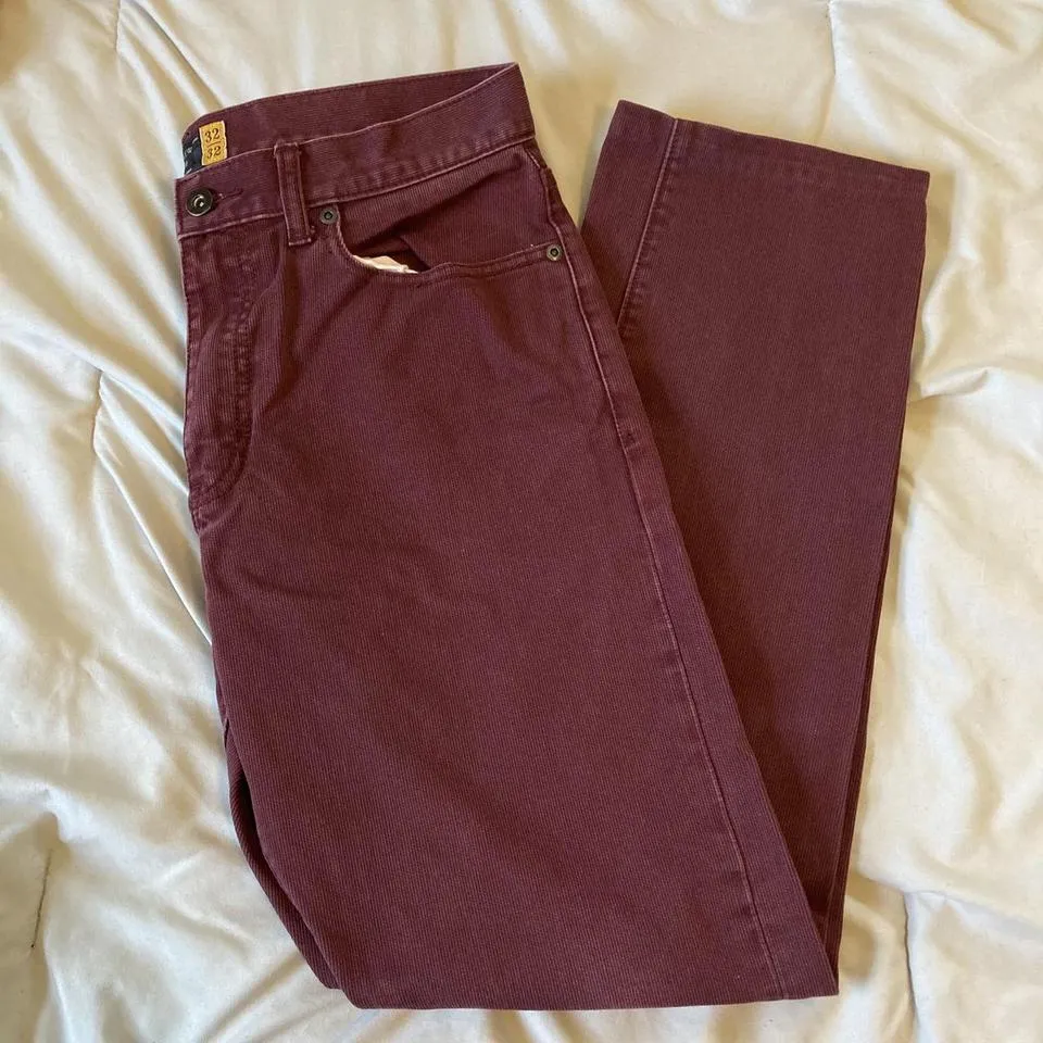 J.Crew Men's Red Jeans