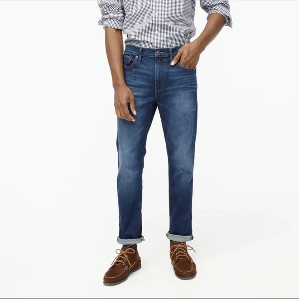 J.Crew Men's Navy and Blue Jeans