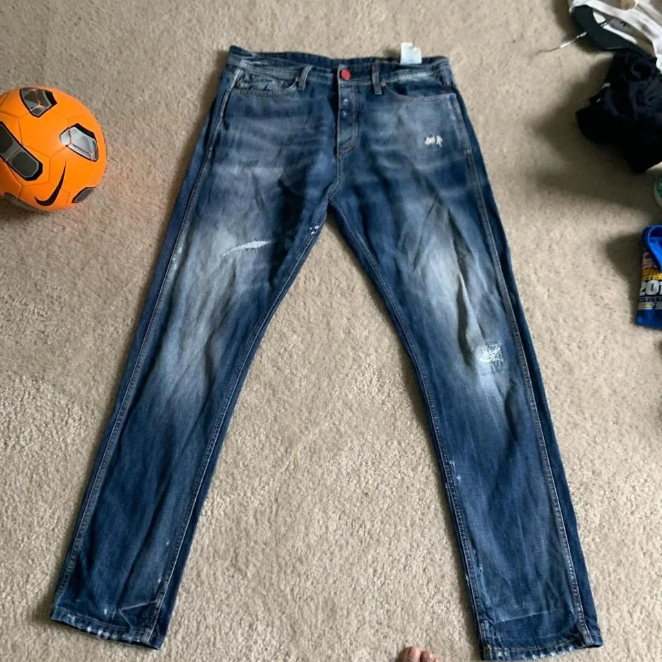 Jack & Jones Men's Blue Jeans