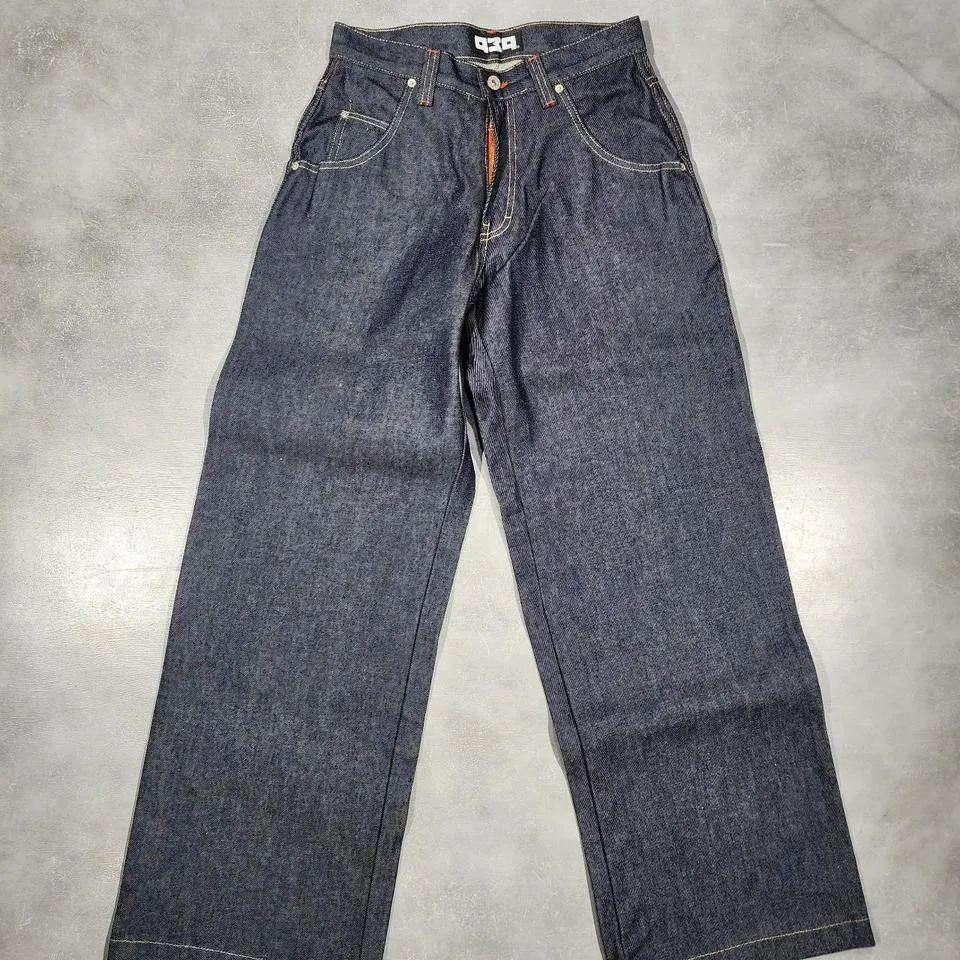 JNCO Men's Blue and Orange Jeans
