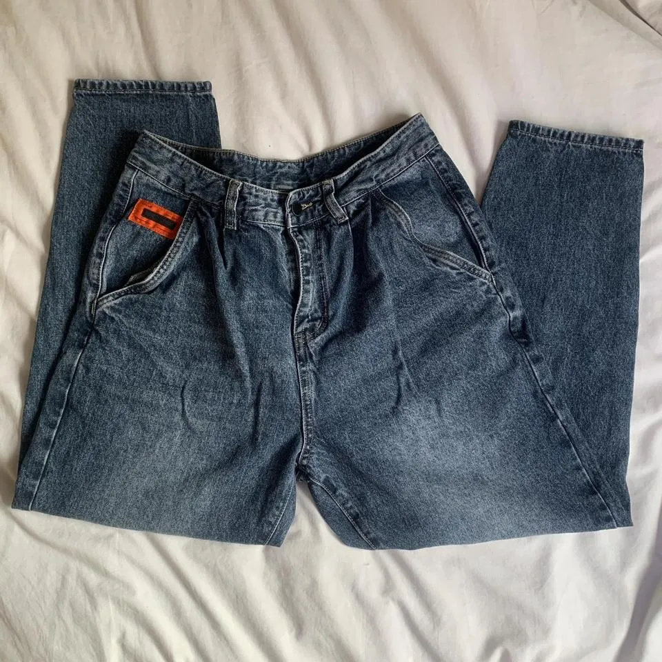 JNCO Men's Blue and Navy Jeans