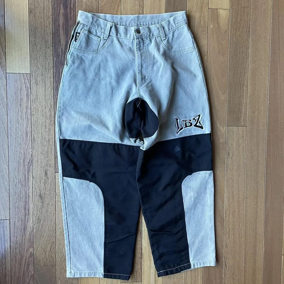 JNCO Men's Black and Grey Jeans