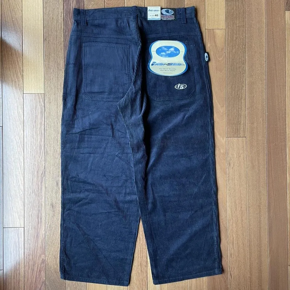 JNCO Men's Navy and White Jeans