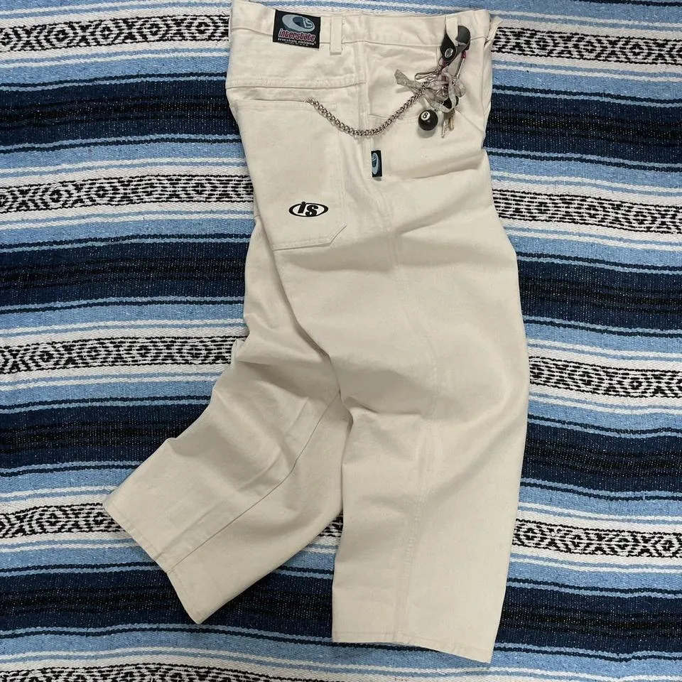 JNCO Men's Cream and Black Jeans