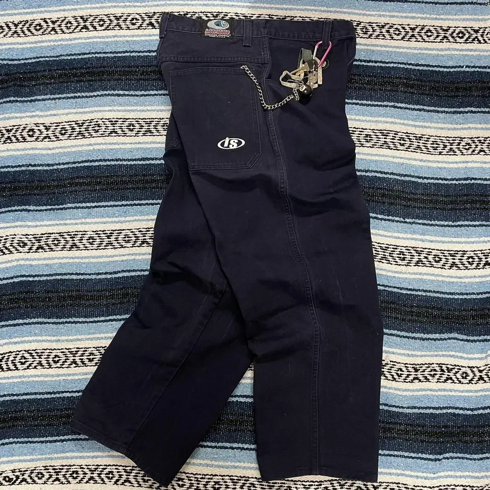 JNCO Men's Navy and Blue Jeans