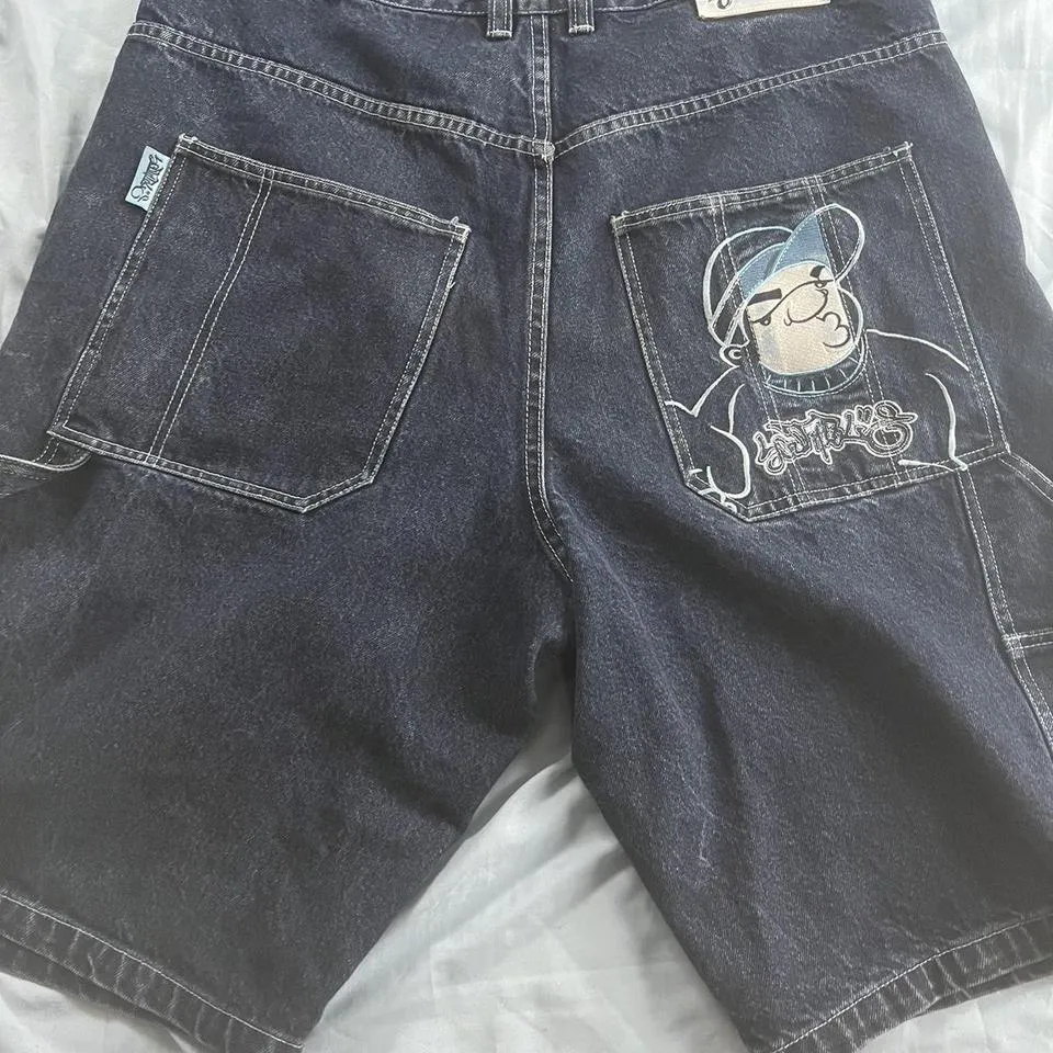 JNCO Men's Navy and Blue Jeans