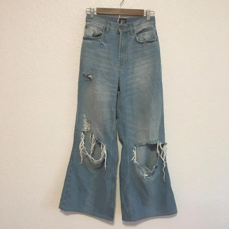 JNCO Men's Black and Blue Jeans