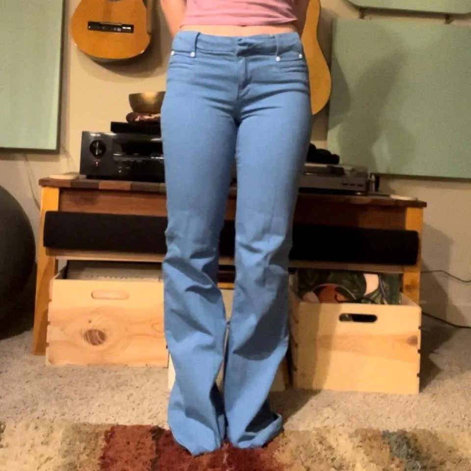 Joe's Jeans Men's Blue and White Jeans