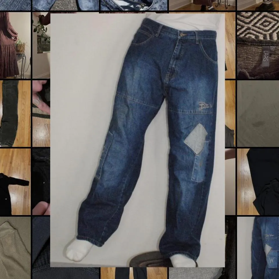 Joe's Jeans Men's Blue and Navy Jeans