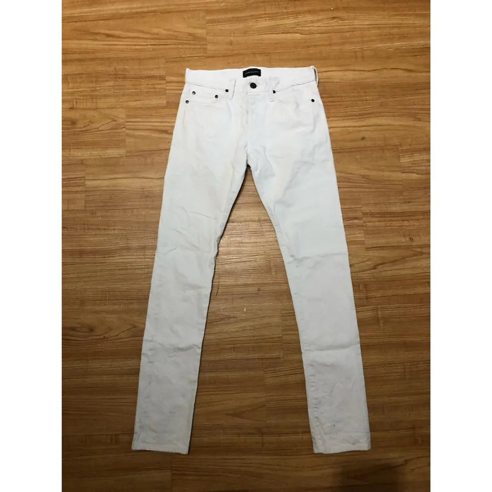 John Elliott Men's White Jeans