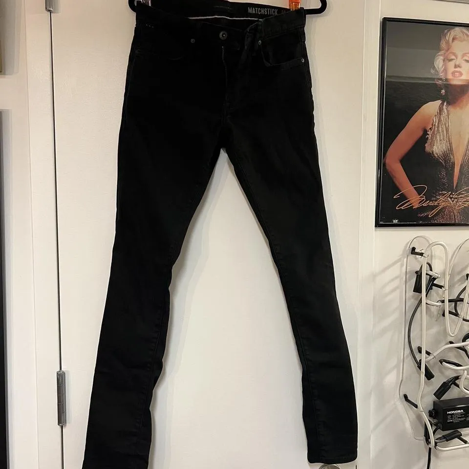 John Varvatos Men's Black Jeans
