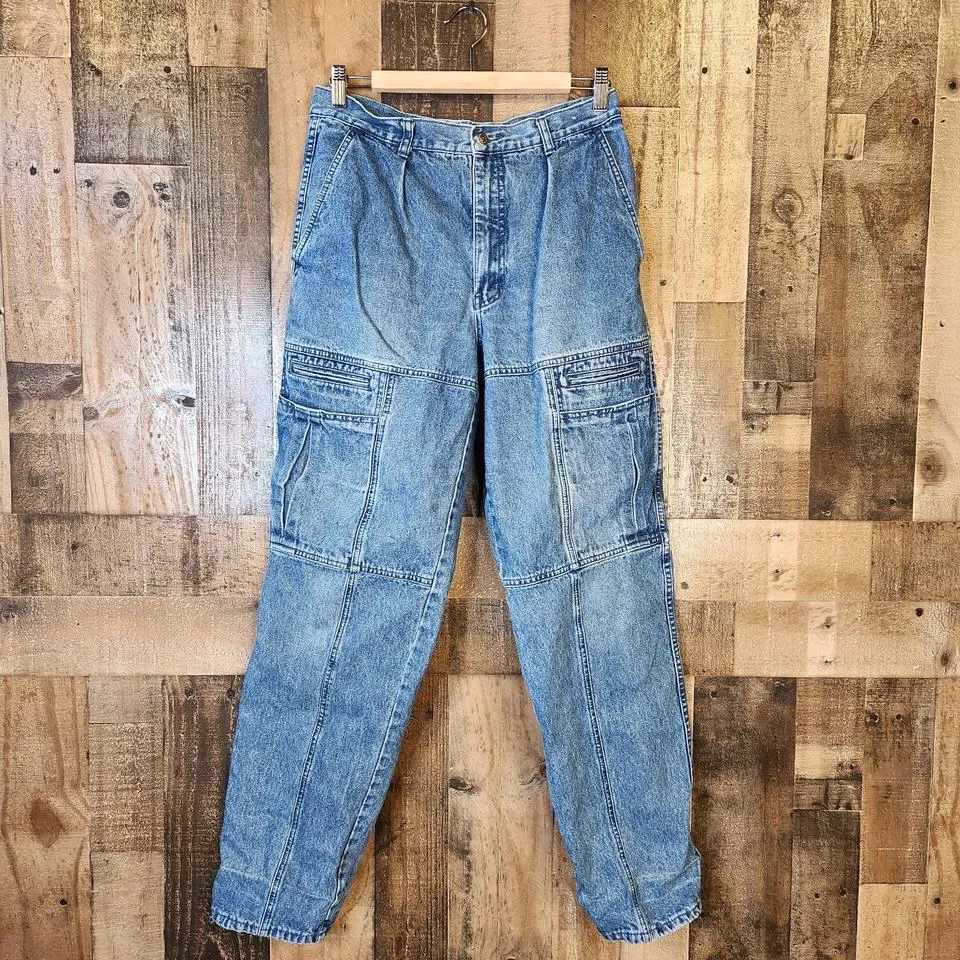 Jordache Men's Blue and Navy Jeans