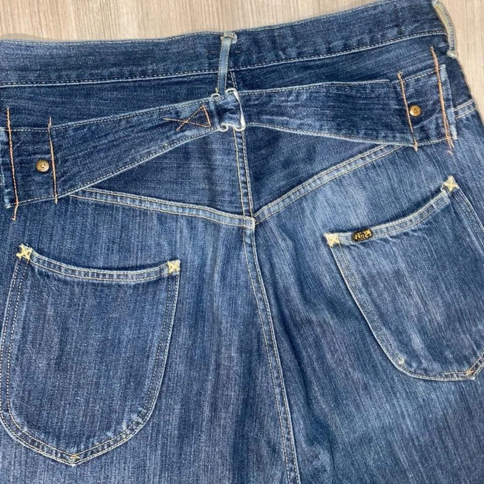 Kapital Men's Navy and Blue Jeans