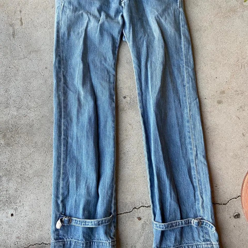 Kapital Men's Navy and Blue Jeans