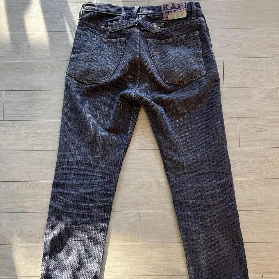 Kapital Men's Brown and Blue Jeans
