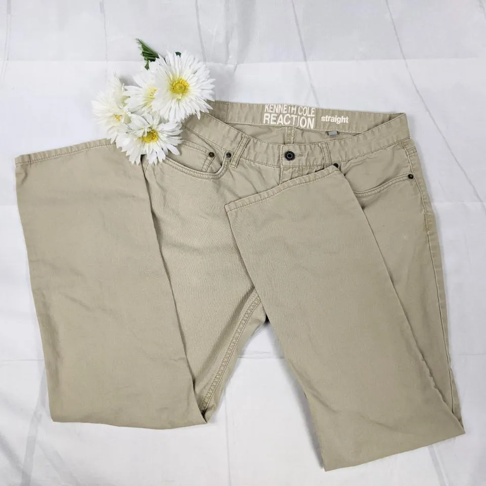 Kenneth Cole Men's Tan Jeans